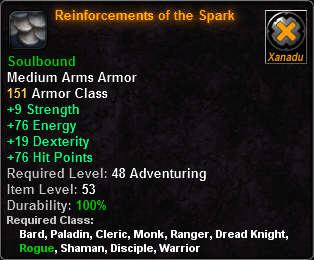 Reinforcements of the Spark