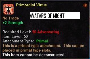 Primordial Virtue