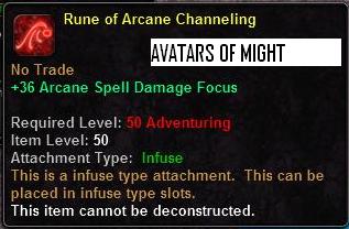 Rune of Arcane Channeling