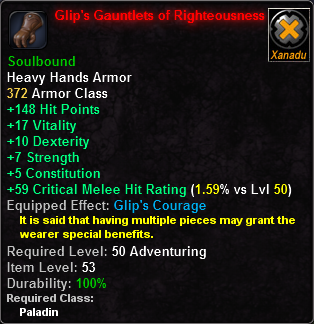 Glip's Gauntlets of Righteousness