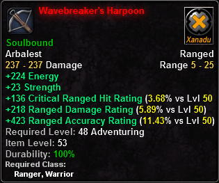 Wavebreaker's Harpoon