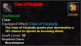 Claw of Chrykalis