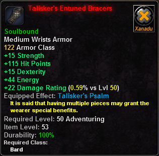 Talisker's Entuned Bracers