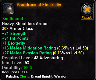 Pauldrons of Electricity