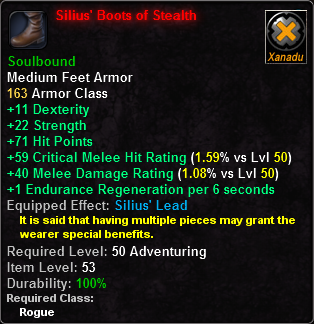 Silius' Boots of Stealth