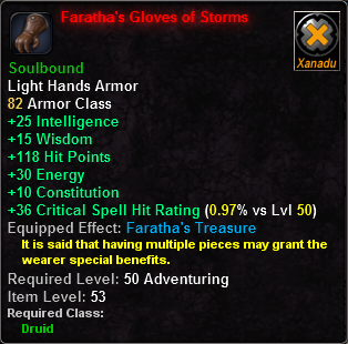 Faratha's Gloves of Storms