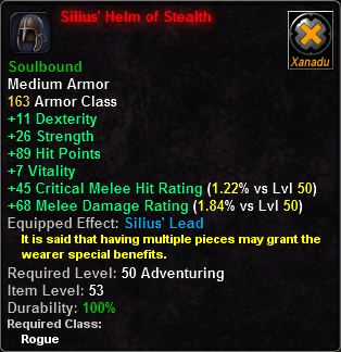 Silius' Helm of Stealth