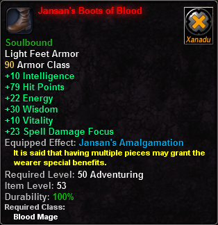 Jansan's Boots of Blood