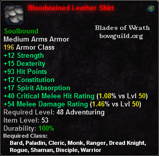 Bloodstained Leather Shirt