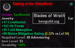 Earring of the Shiverfiend