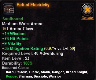 Belt of Electricity