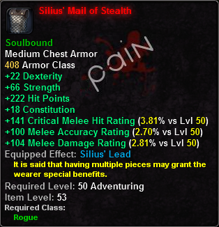 Silius' Mail of Stealth