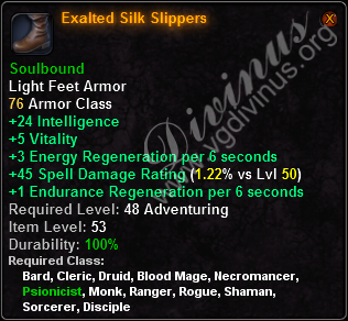 Exalted Silk Slippers