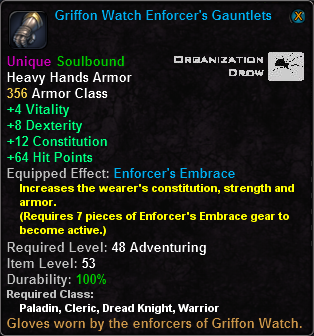 Griffon Watch Enforcer's Gauntlets