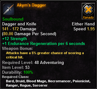 Akym's Dagger