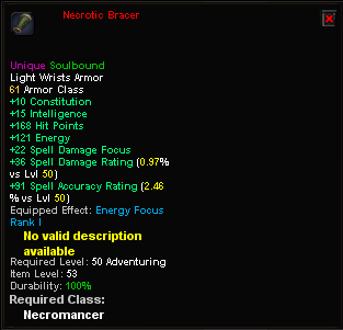 Necrotic Bracer