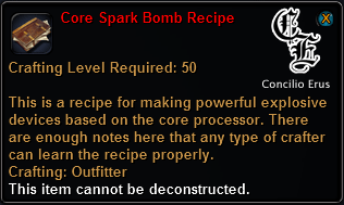 Core Spark Bomb Recipe