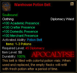 Warehouse Potion Belt