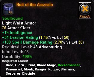 Belt of the Assassin