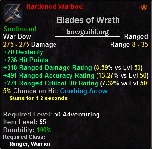 Hardened Warbow