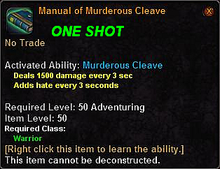 Manual of Murderous Cleave