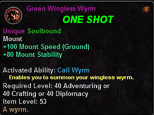 Green Wingless Wyrm