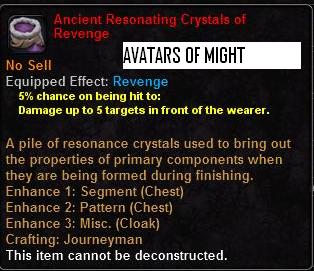 Ancient Resonating Crystals of Revenge