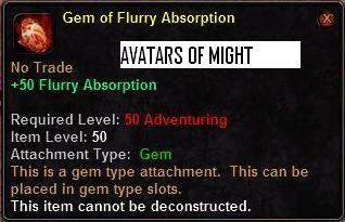 Gem of Flurry Absorbsion