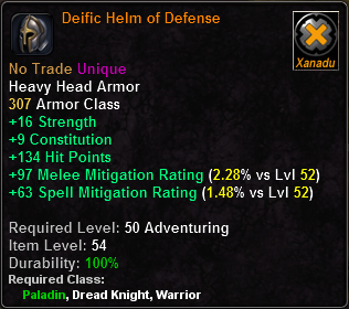 Deific Helm of Defense