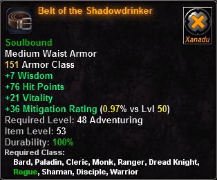 Belt of the Shadowdrinker