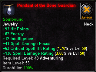 Pendant of the Bone Guardian