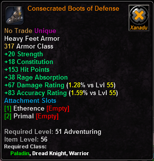 Consecrated Boots of Defense