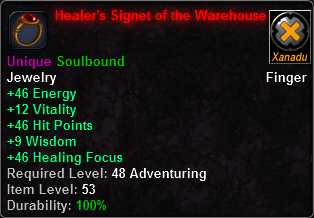 Healer's Signet of the Warehouse