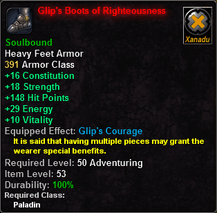 Glip's Boots of Righteousness