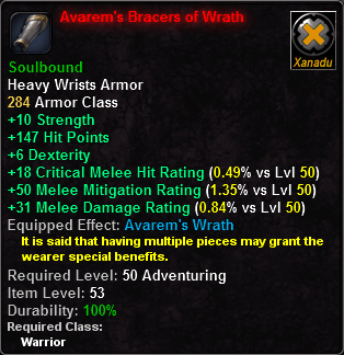 Avarem's Bracers of Wrath