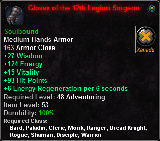 Gloves of the 12th Legion Surgeon