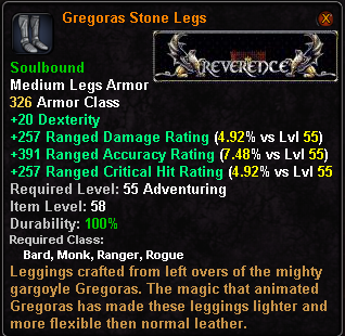 Gregoras Stone Legs