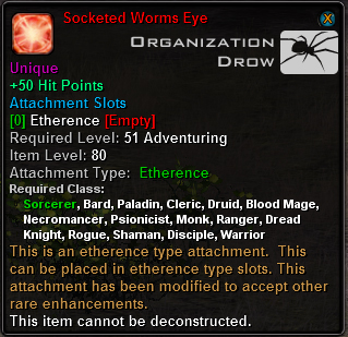 Socketed Worms Eye