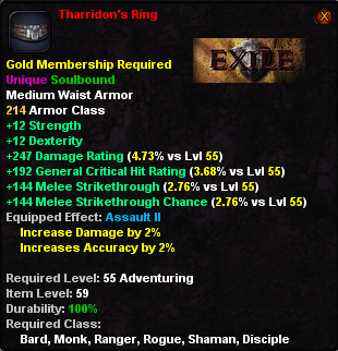 Tharridon's Ring