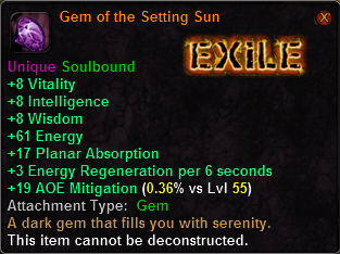 Gem of the Setting Sun