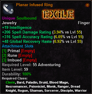 Planar Infused Ring