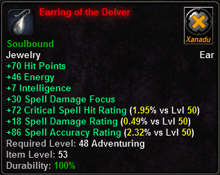 Earring of the Delver