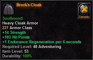 Brock's Cloak