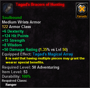 Tagad's Bracers of Hunting