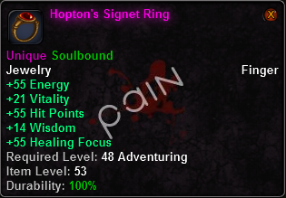 Hopton's Signet Ring