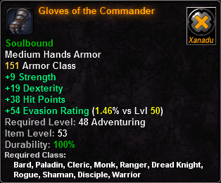 Gloves of the Commander