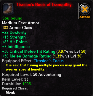 Tiraslee's Boots of Tranquility