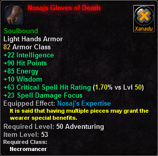 Nosajs Gloves of Death