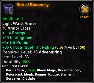 Belt of Biomancy