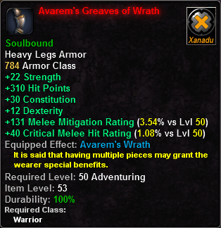 Avarem's Greaves of Wrath